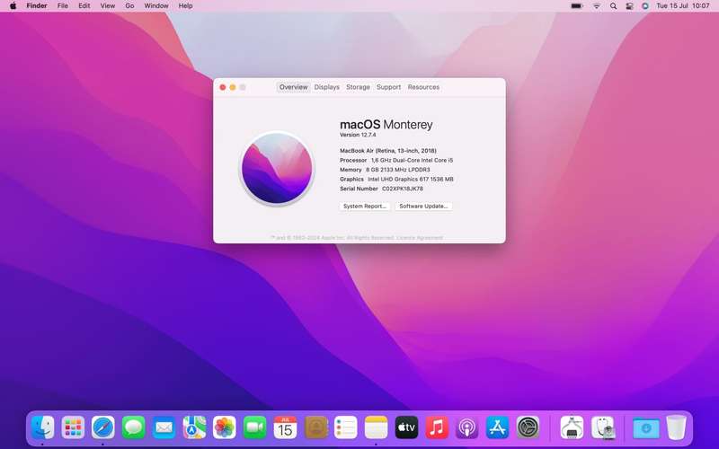 MacBook Air "Core i5" 13-Inch (2018) 8GB RAM 256GB SSD Space Grey (3 Month Warranty)