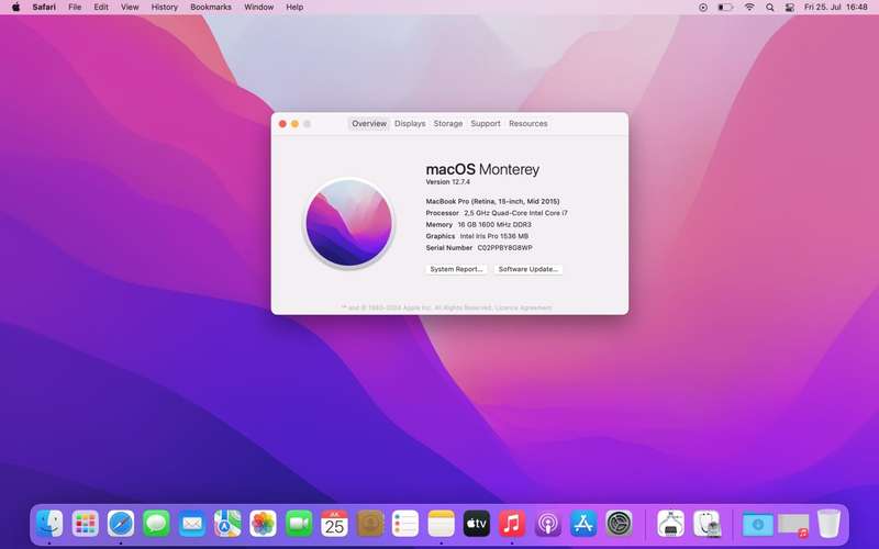 MacBook Pro "Core i7" 15-15 Inch (Mid 2015) 16GB RAM 512GB SSD Silver (6 Month Warranty)