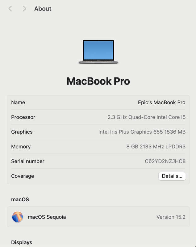 Apple MacBook Pro 13-Inch "Core i5" 2.3GHz (Touchbar/2018) Space Gray (12 Month Warranty)