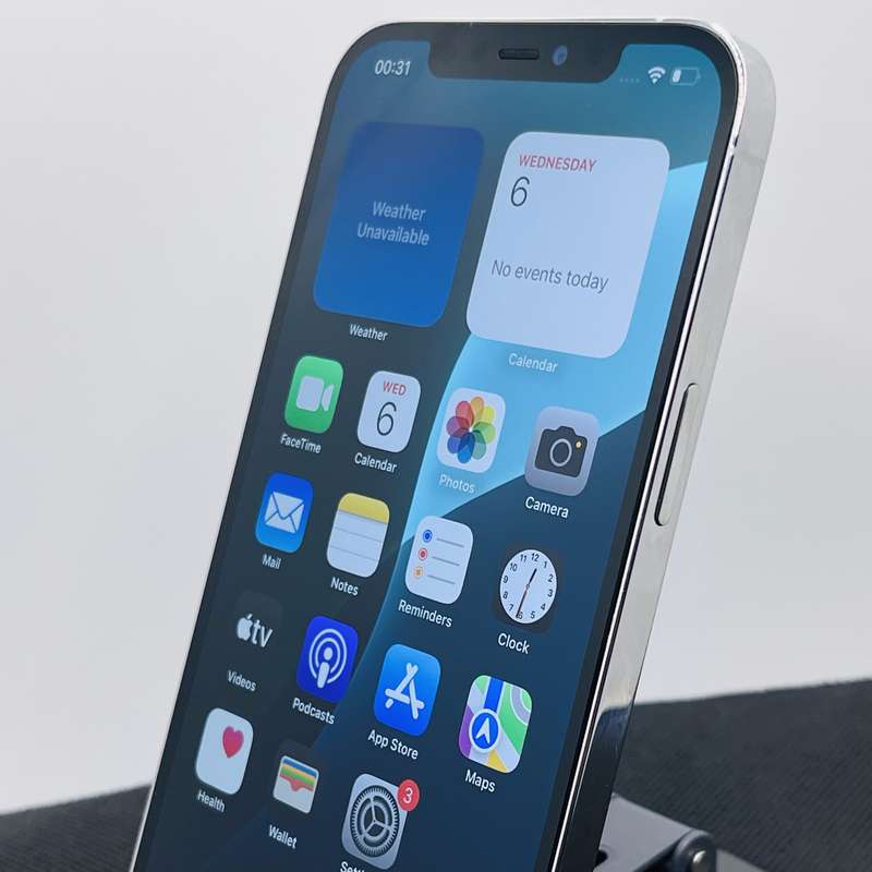Apple iPhone 12 Pro Max 256GB Silver (12 Month Warranty) + Screen Protector Bundle Value: R200
