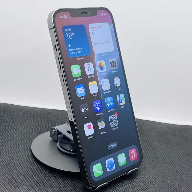 Apple iPhone 12 Pro Max 128GB Graphite (12 Month Warranty) + Screen Protector Bundle Value: R200