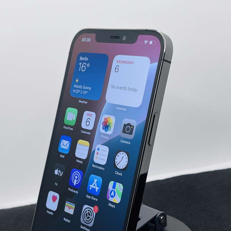 Apple iPhone 12 Pro Max 128GB Graphite (12 Month Warranty) + Screen Protector Bundle Value: R200