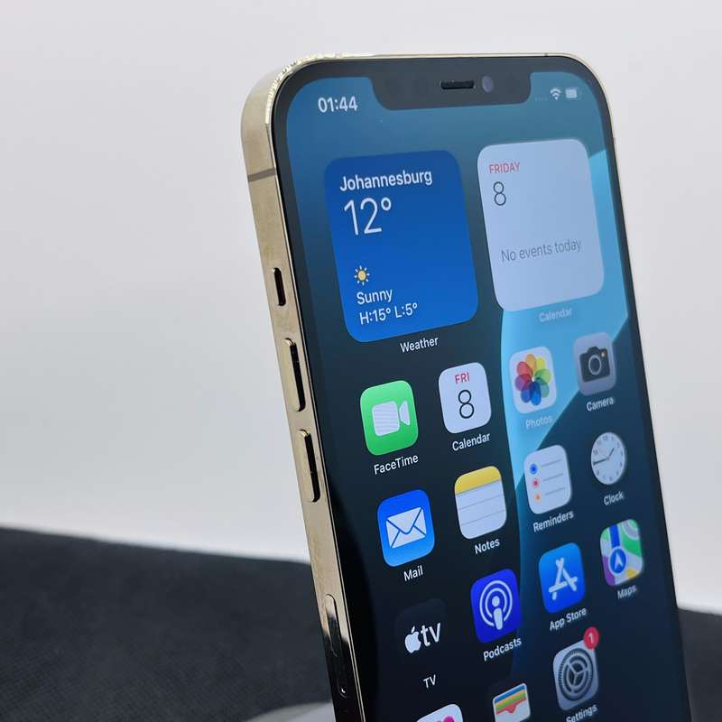 Apple iPhone 12 Pro Max 256GB Gold (6 Month Warranty) + Screen Protector Bundle Value: R200