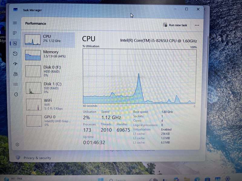 AcerAspire 3 N19C1 8th Gen "Core i5" 1.60GHz 8GB RAM and 1TB HDD + 500GB SSD Black - Hinge Damage