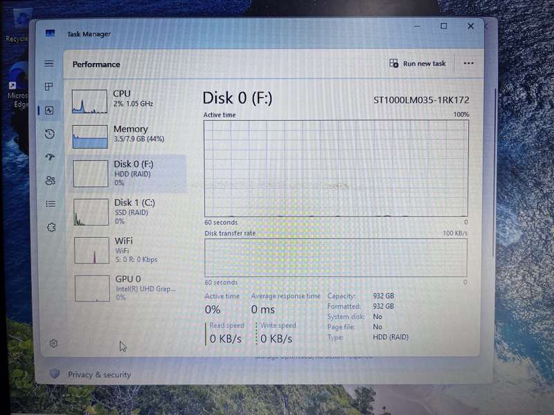 AcerAspire 3 N19C1 8th Gen "Core i5" 1.60GHz 8GB RAM and 1TB HDD + 500GB SSD Black - Hinge Damage