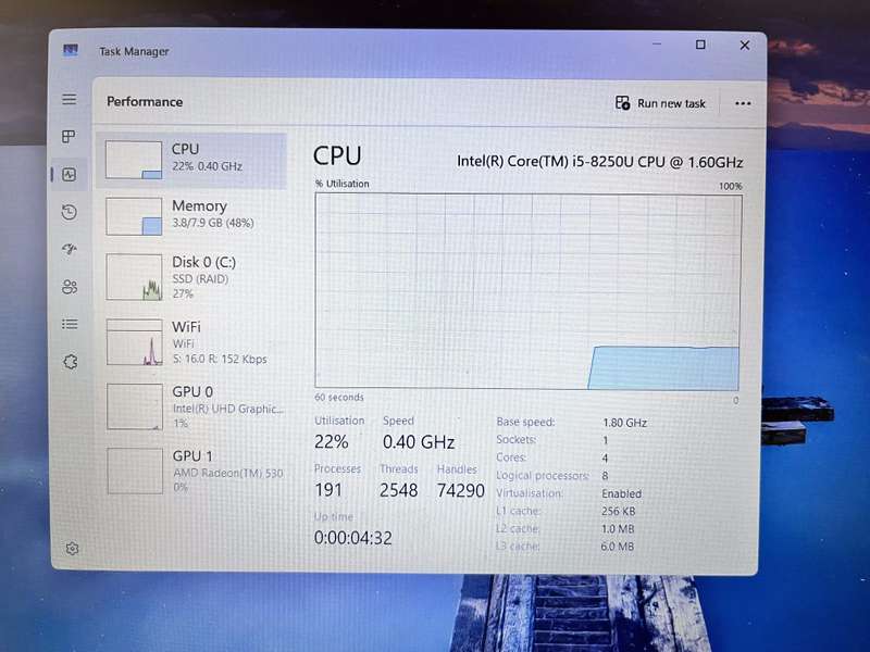 Lenovo IdeaPad 330 "Core i5" 8GB RAM 512GB SSD Silver - Faulty Battery