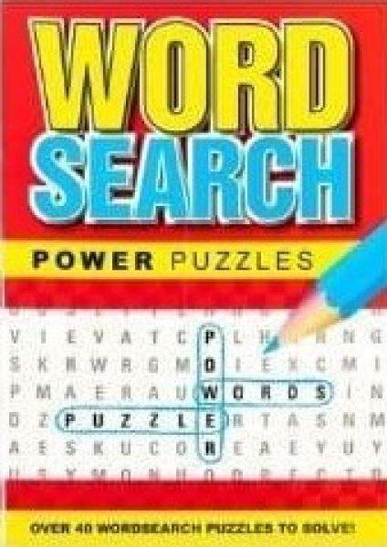 Word Search Power Puzzles (Red)