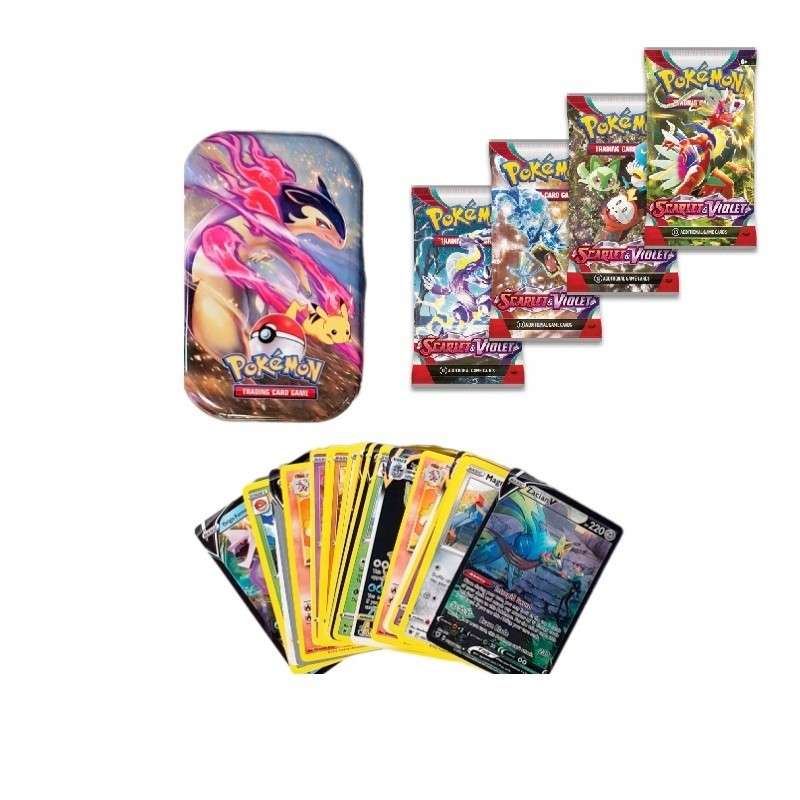 Original Pokemon Trading Card Game in Metal Tin + 30 Additional Cards