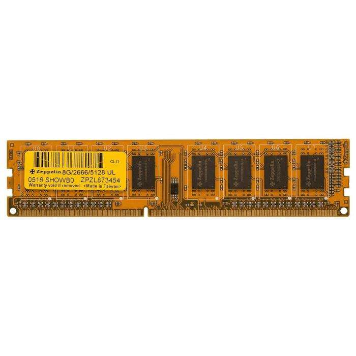 Zeppelin 8GB DDR4-2666 512X8 16IC Desktop Ram