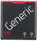 Generic Blackberry EM-1 Battery for BlackBerry Curve 9350/9360/9370