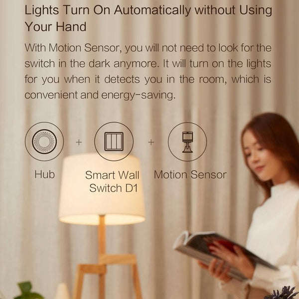 Aqara D1 No Neutral Triple Rocker Smart Wall Switch
