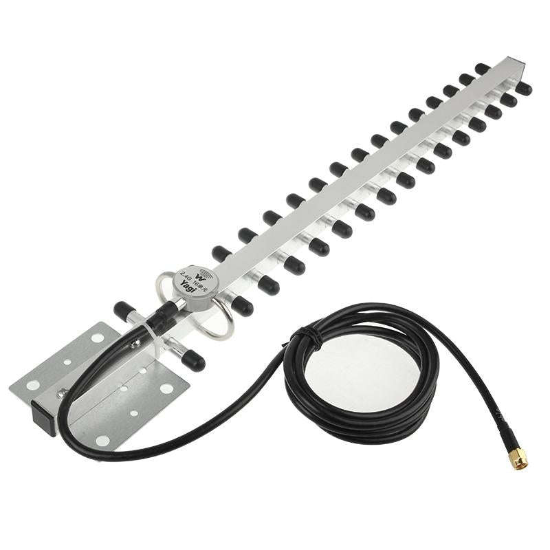 Long-Range 17dBi Yagi WiFi Antenna  SMA Connector for Network Extension