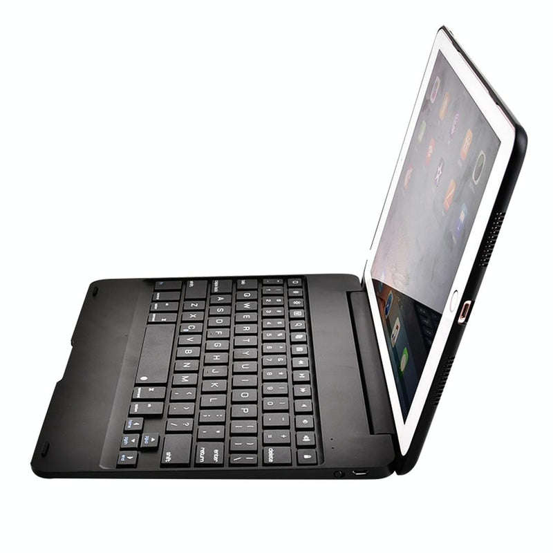 Bluetooth Keyboard Case for iPad Pro 9.7" / iPad Air 2  Horizontal Flip Design (Black)
