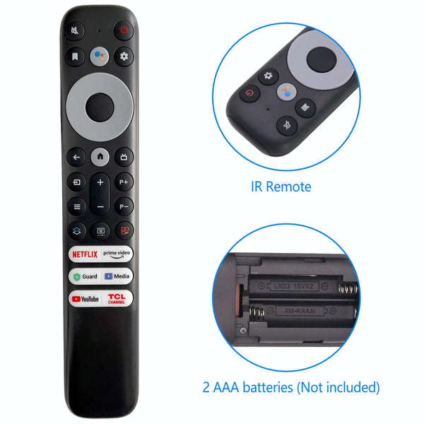 TCL Smart TV Remote  FMR1 Model
