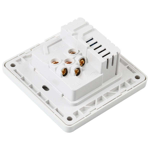 Universal Wall Outlet with Dual USB Charging Ports