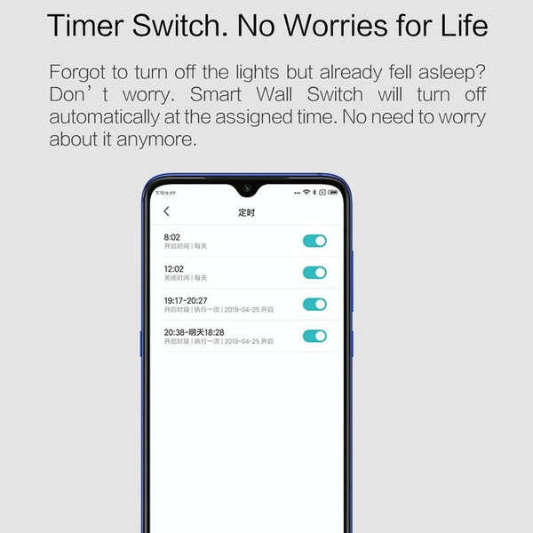 Aqara D1 No Neutral Triple Rocker Smart Wall Switch