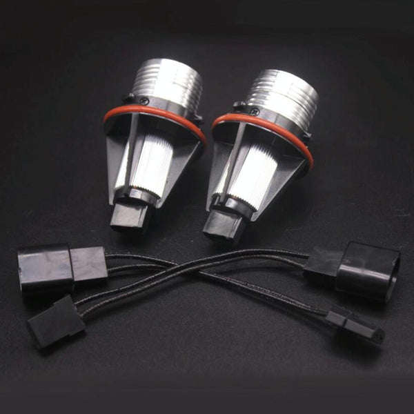 2PCS 6W LED Angel Eyes Bulbs  12-24V 800LM 6000K for BMW E39/E53/E60/E61/E63/E64/E65/E66/E87 (White