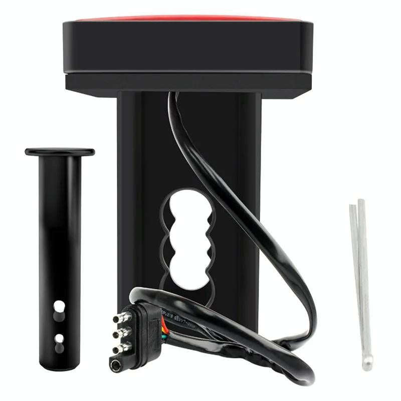 Universal LED Trailer Brake Lights  12-LED Rear Tail Lamps with Red Shell