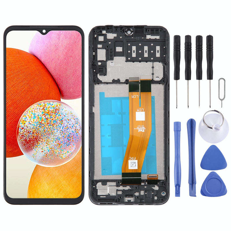 Samsung Galaxy A14 LCD Display & Touch Screen Digitizer with Frame Replacement