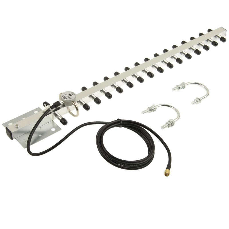 Long-Range 17dBi Yagi WiFi Antenna  SMA Connector for Network Extension