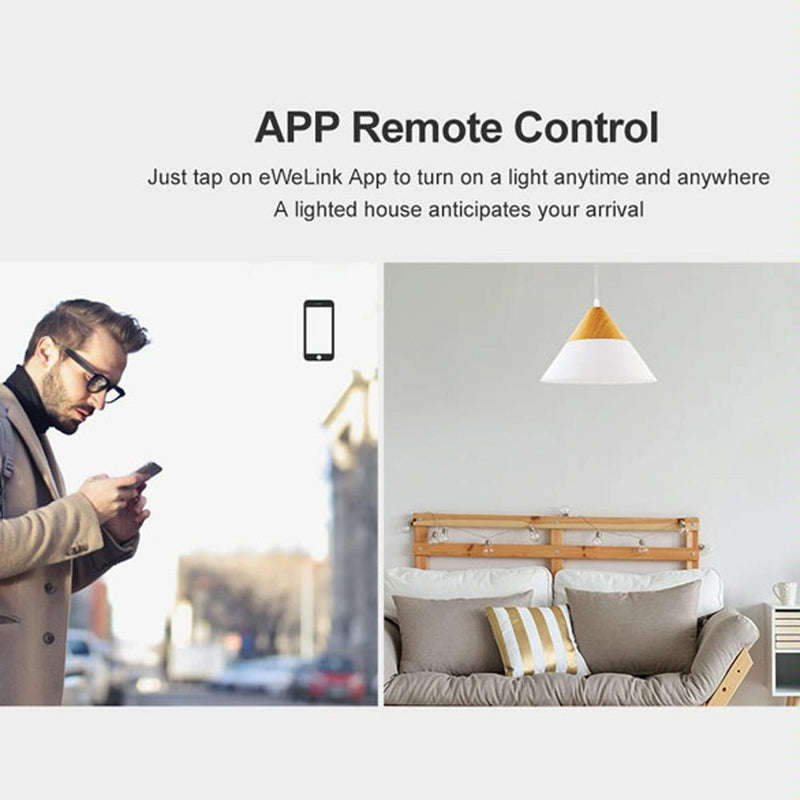 Sonoff T2 EU Smart Touch Wall Switch  86mm Glass Panel, Alexa & Google Home Compatible (100240V)