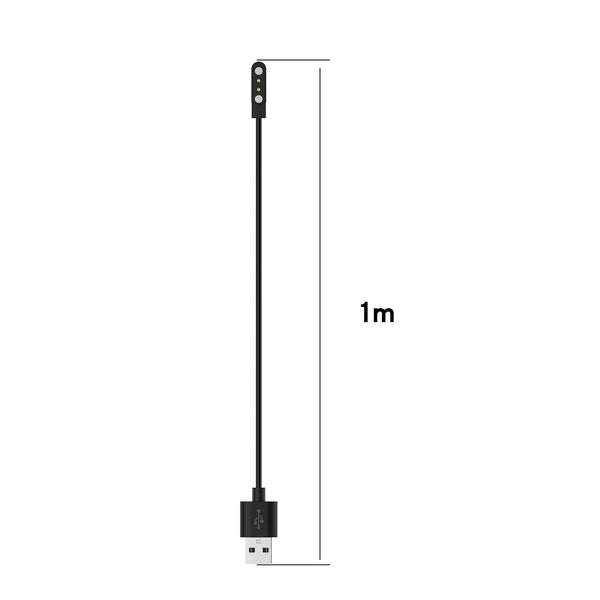 Magnetic USB Charger for Willful IP68/ID205U/ID205S/SW021 Smartwatches  1 Meter