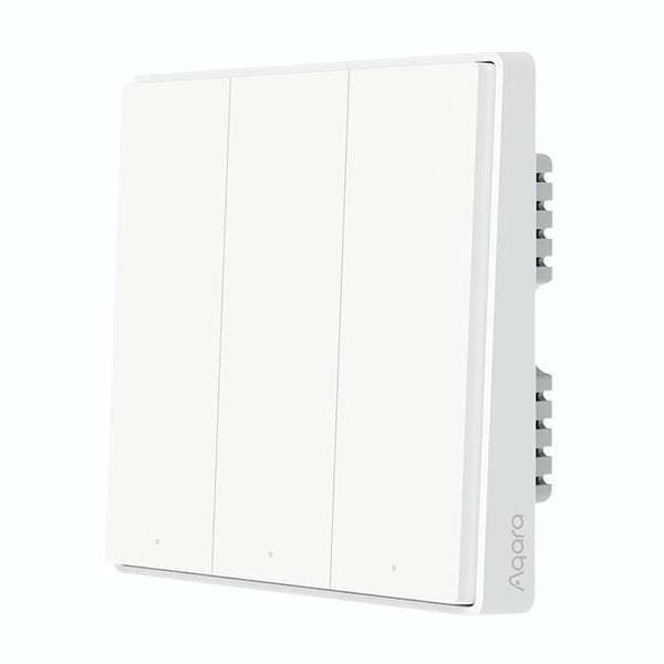 Aqara D1 No Neutral Triple Rocker Smart Wall Switch