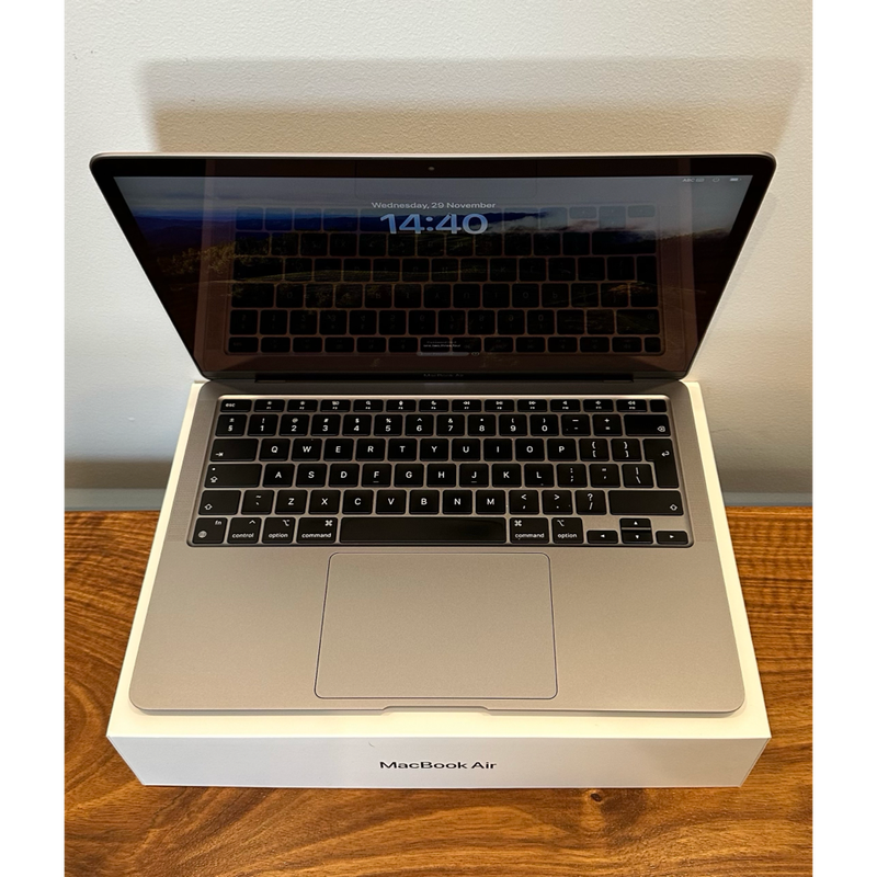Apple MacBook Air 13-inch | 8GB RAM | 256GB SSD | M1 8 Core CPU & 7 Core GPU | Space Grey - Pre O...