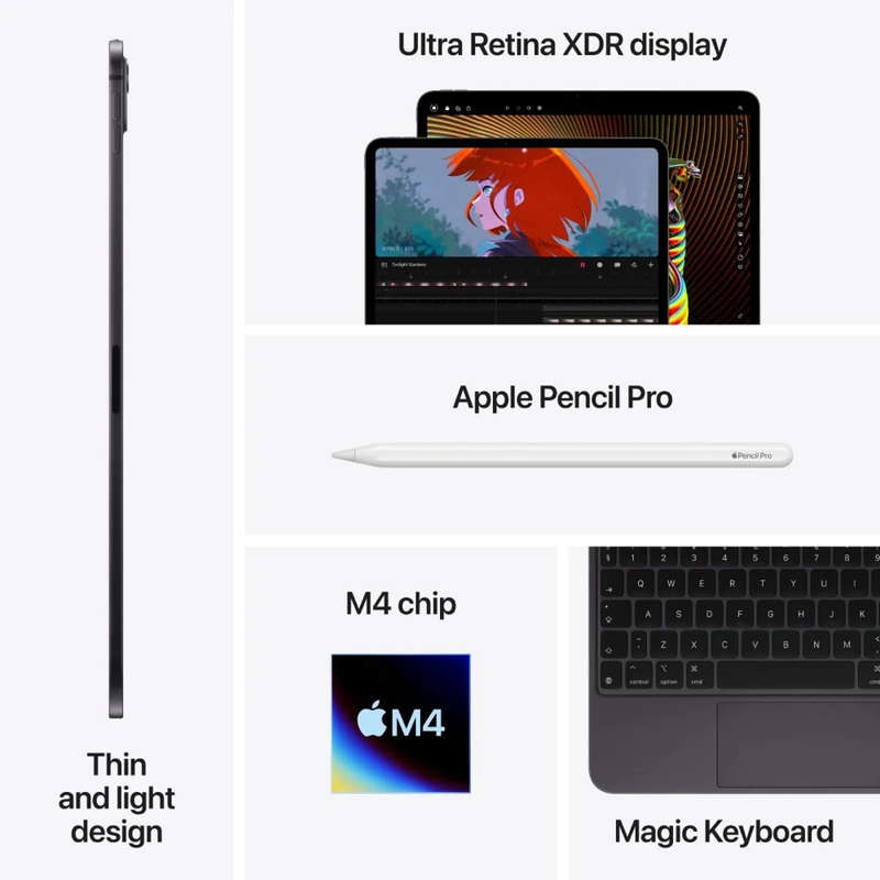 Apple iPad Pro M4 13-inch | 512GB | Wifi | Space Black