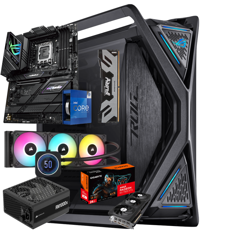 High-Spec Intel Custom Build Gaming PC | Intel Core i9-13900k | 64GB RAM | 2.5TB SSD |  AMD RADEO...