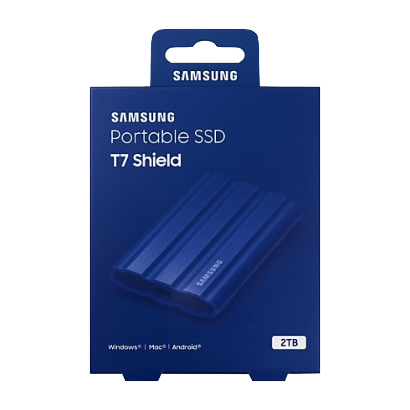 Samsung T7 Shield Portable SSD | IP65 Water & Dust Resistant | 2TB - New