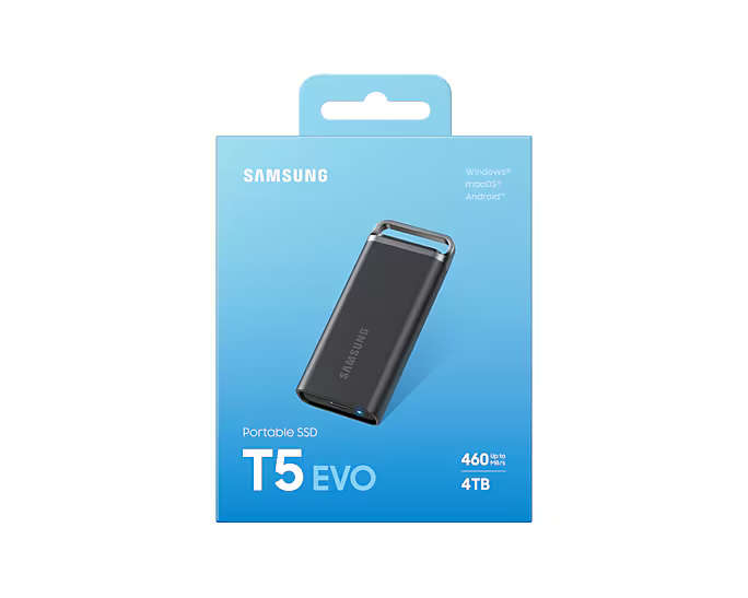 Samsung T5 EVO Portable SSD | 4TB - New