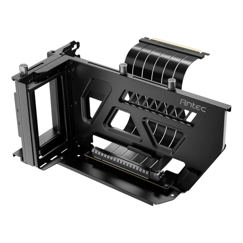 Antec SHIFT Vertical GPU Bracket with PCIe 4.0 Riser Cable  Black
