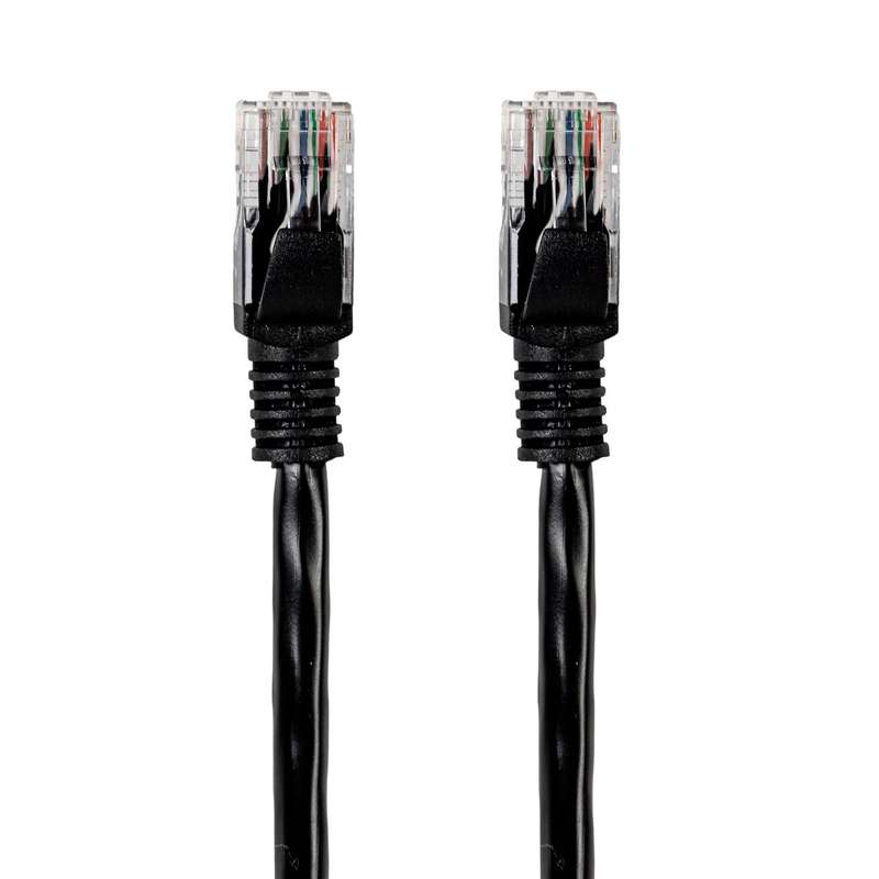 Gizzu Cat6 UTP Fly Lead Ethernet Network Cable 2m  Black
