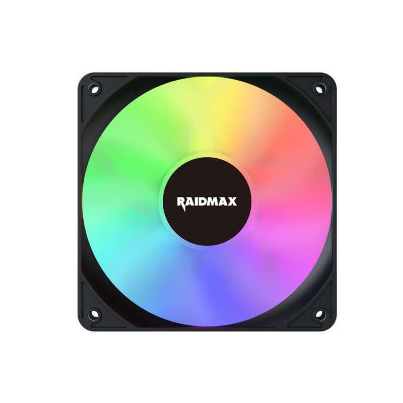 Raidmax NVX120FBDC4 120mm 3pin ARGB 4in1 Fan - Black