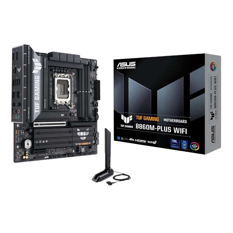 Asus TUF Gaming B860M-Plus Wi-Fi M-ATX Motherboard  Intel LGA1851, DDR5, PCIe 5.0. Wi-Fi 7