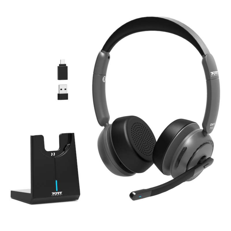 Port Connect ONR 700 Bluetooth Wireless Headset with Noise Cancellation