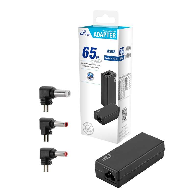 FSP PRO 65W Universal Laptop Adapter  Asus