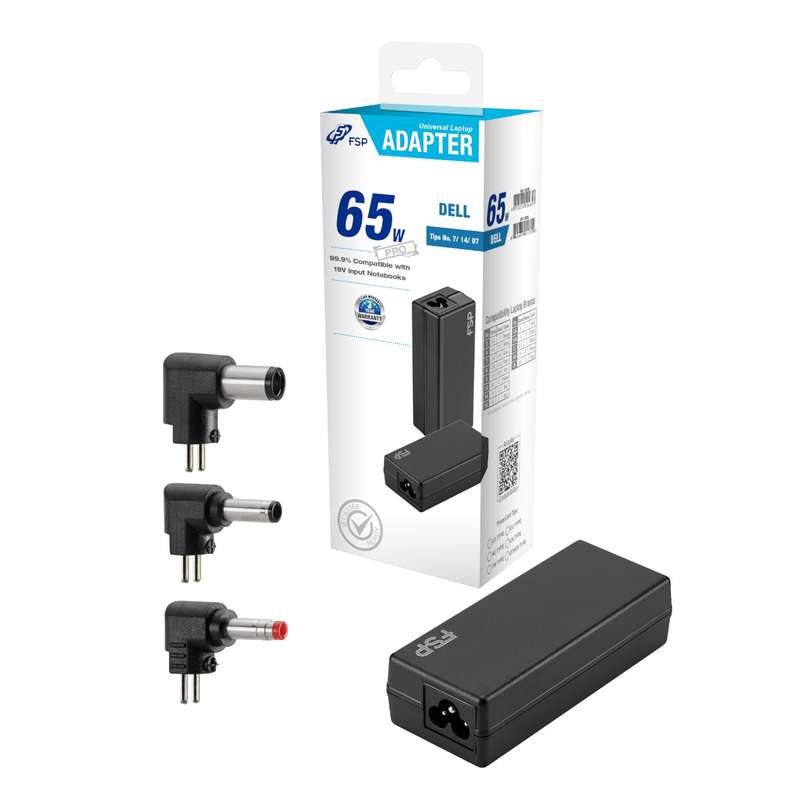FSP PRO 65W Universal Laptop Adapter  Dell
