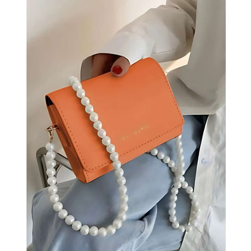 Crossbody Flip Beads Handbag