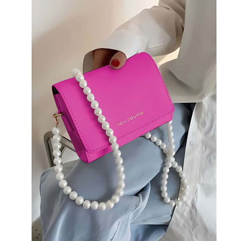 Crossbody Flip Beads Handbag
