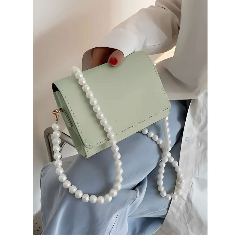 Crossbody Flip Beads Handbag