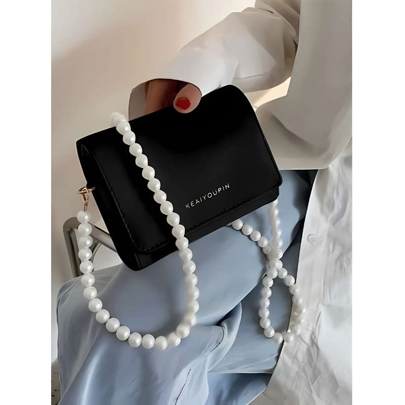 Crossbody Flip Beads Handbag