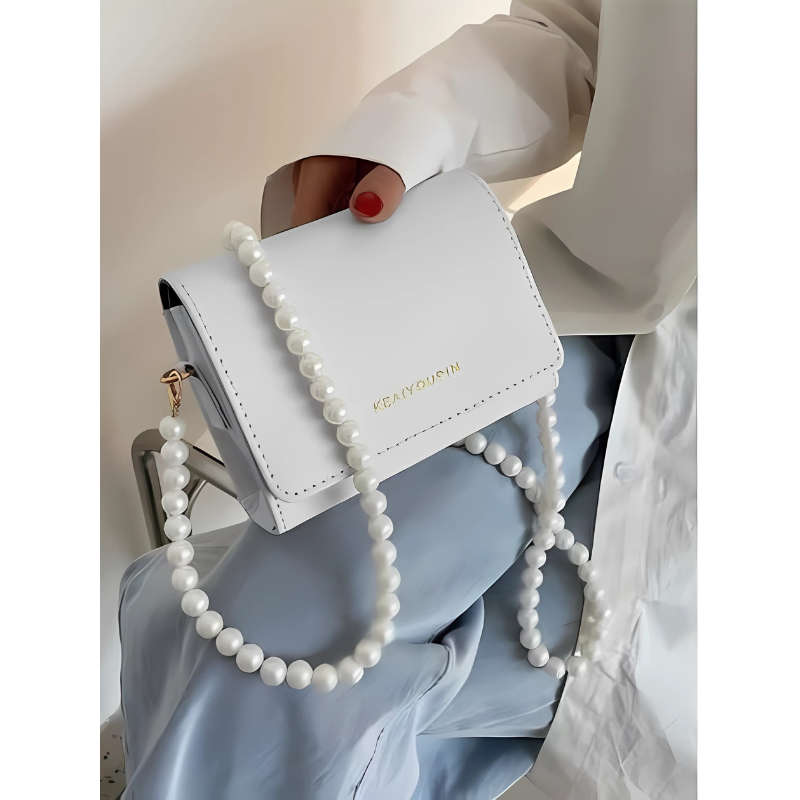 Crossbody Flip Beads Handbag