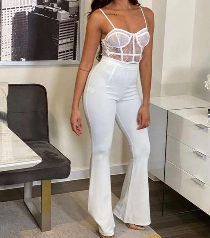 High Waisted Palaza Pants