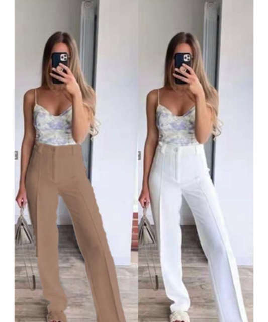 Elegant Flare Waist Pants