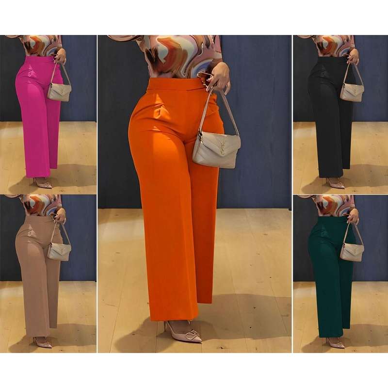 Retro Chic Waist Pants