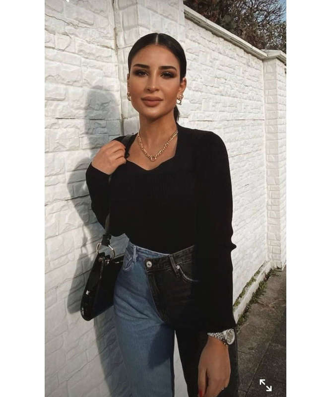 Bold Split Denim Jeans