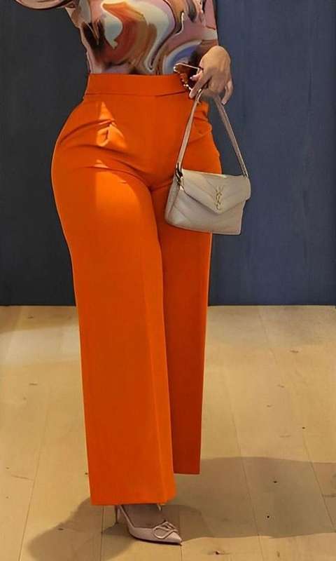 Retro Chic Waist Pants