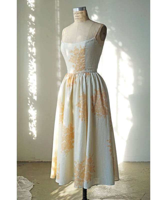 Floral Sleeveless Midi Dress